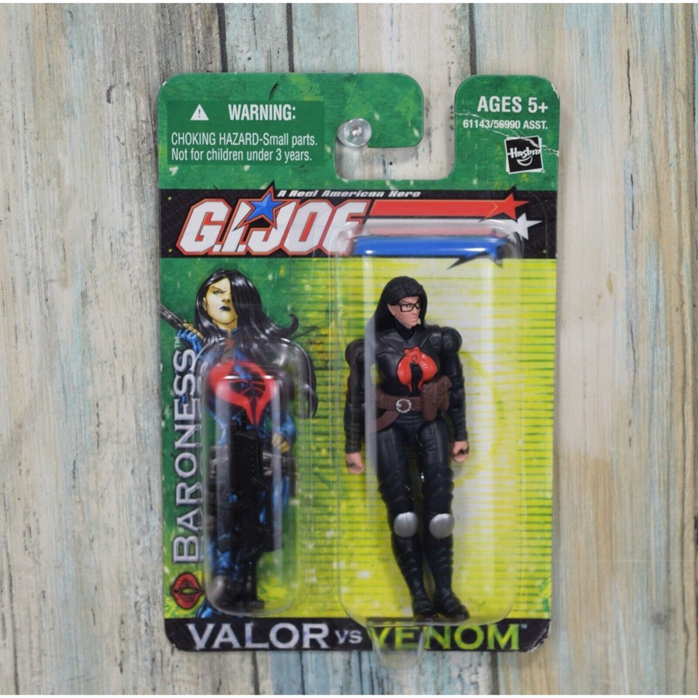 GI Joe Cobra Valor vs. Venom BARONESS Action Figure 3.75" - NEW
